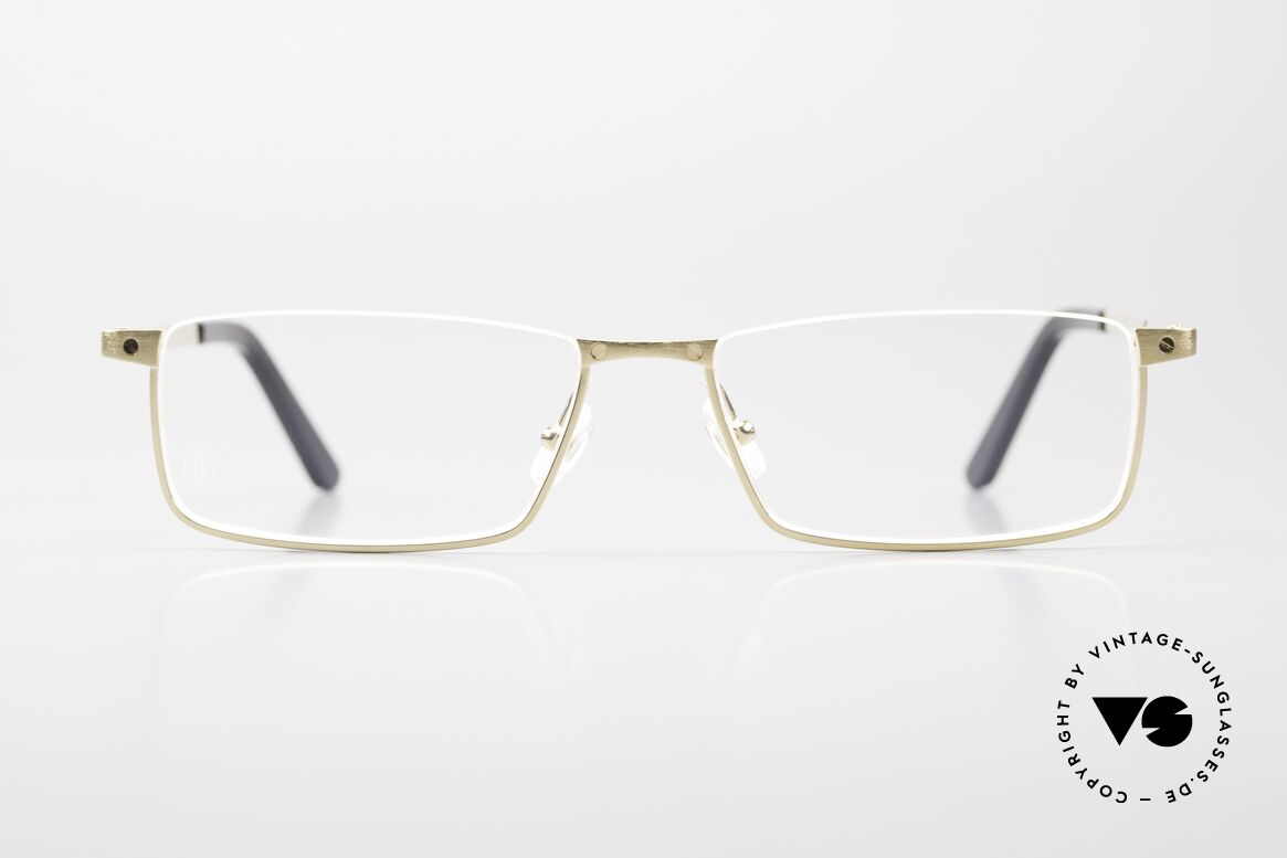 Cartier Santos De Cartier Luxury Spectacles Gold, striking Cartier men's reading eyeglass-frame, Made for Men