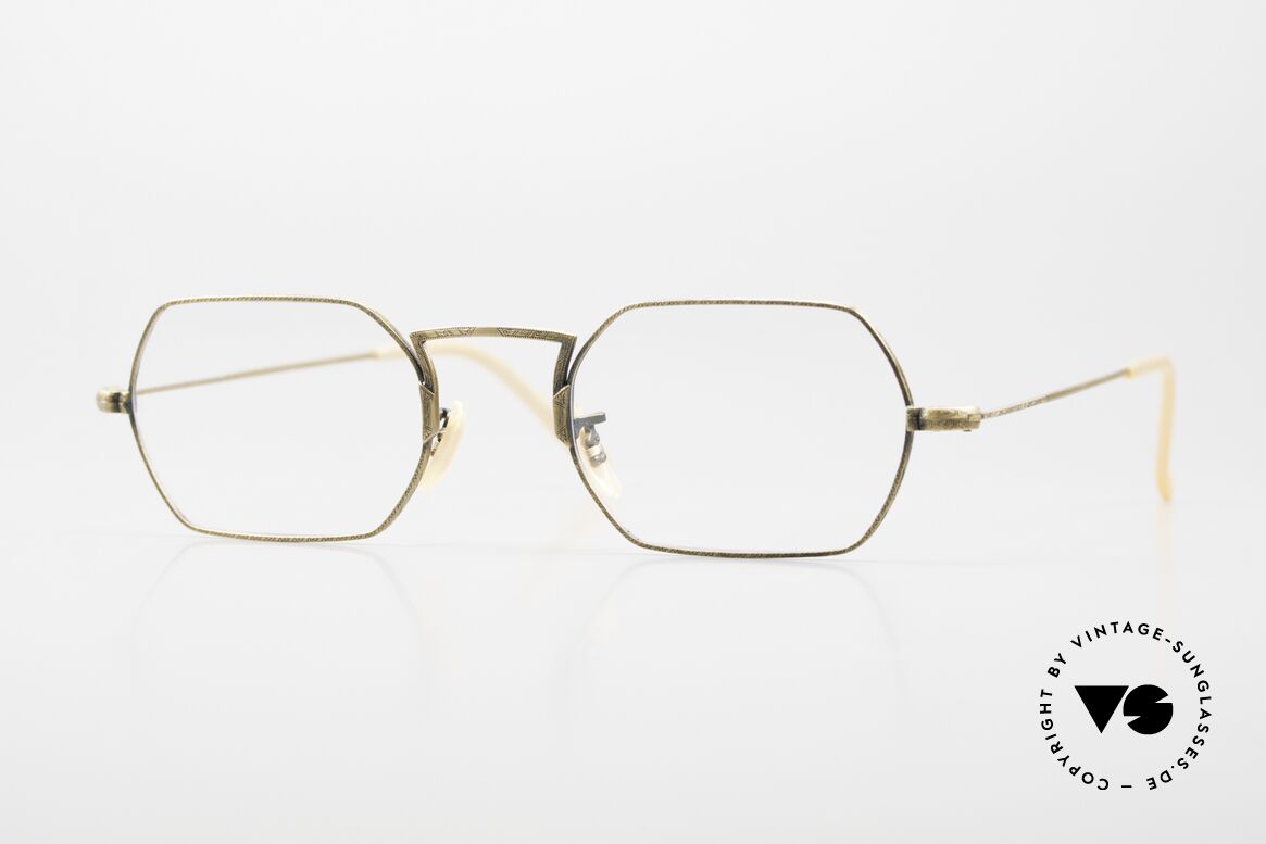 Oliver Peoples Pane Rare Eyeglasses 90's Vintage, Oliver Peoples eyeglasses, mod. 'PANE' of the 1990's, Made for Men and Women