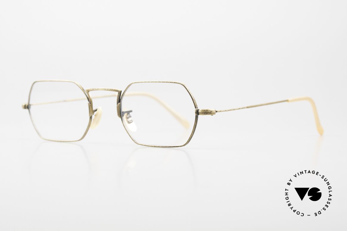 Oliver Peoples Pane Rare Eyeglasses 90's Vintage, eyewear design inspired by the 20's Art Deco period, Made for Men and Women