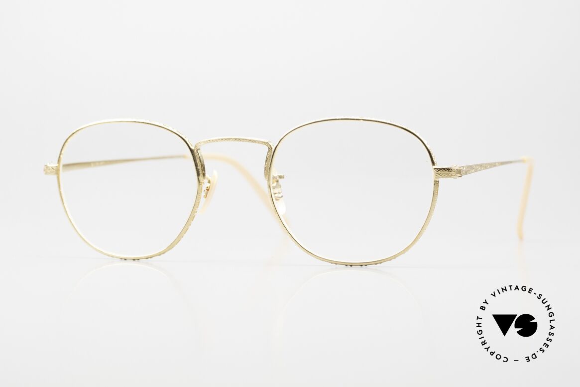 Oliver Peoples OP48 Old Vintage Gold-Plated, true vintage Oliver Peoples eyeglasses from 1991, Made for Men and Women