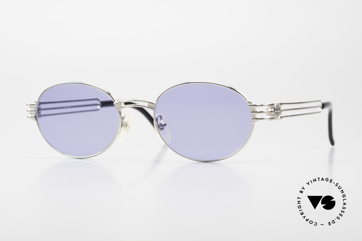 Jean Paul Gaultier 57-5107 Oval Vintage Sunglasses, expressive vintage 90's sunglasses by GAULTIER, Made for Men and Women