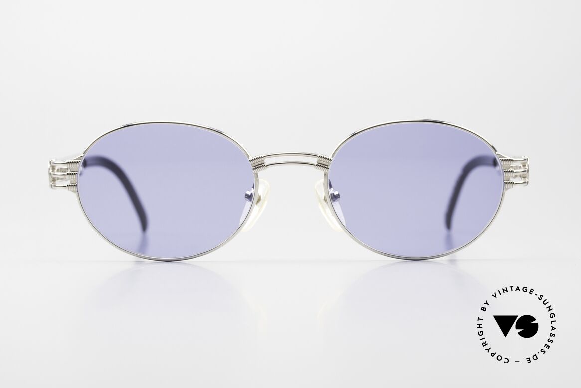 Jean Paul Gaultier 57-5107 Oval Vintage Sunglasses, oval metal frame, made in Japan, TOP-quality!, Made for Men and Women