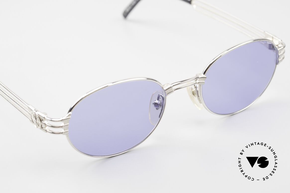Jean Paul Gaultier 57-5107 Oval Vintage Sunglasses, unworn (like all our rare 1990's Gaultier shades), Made for Men and Women
