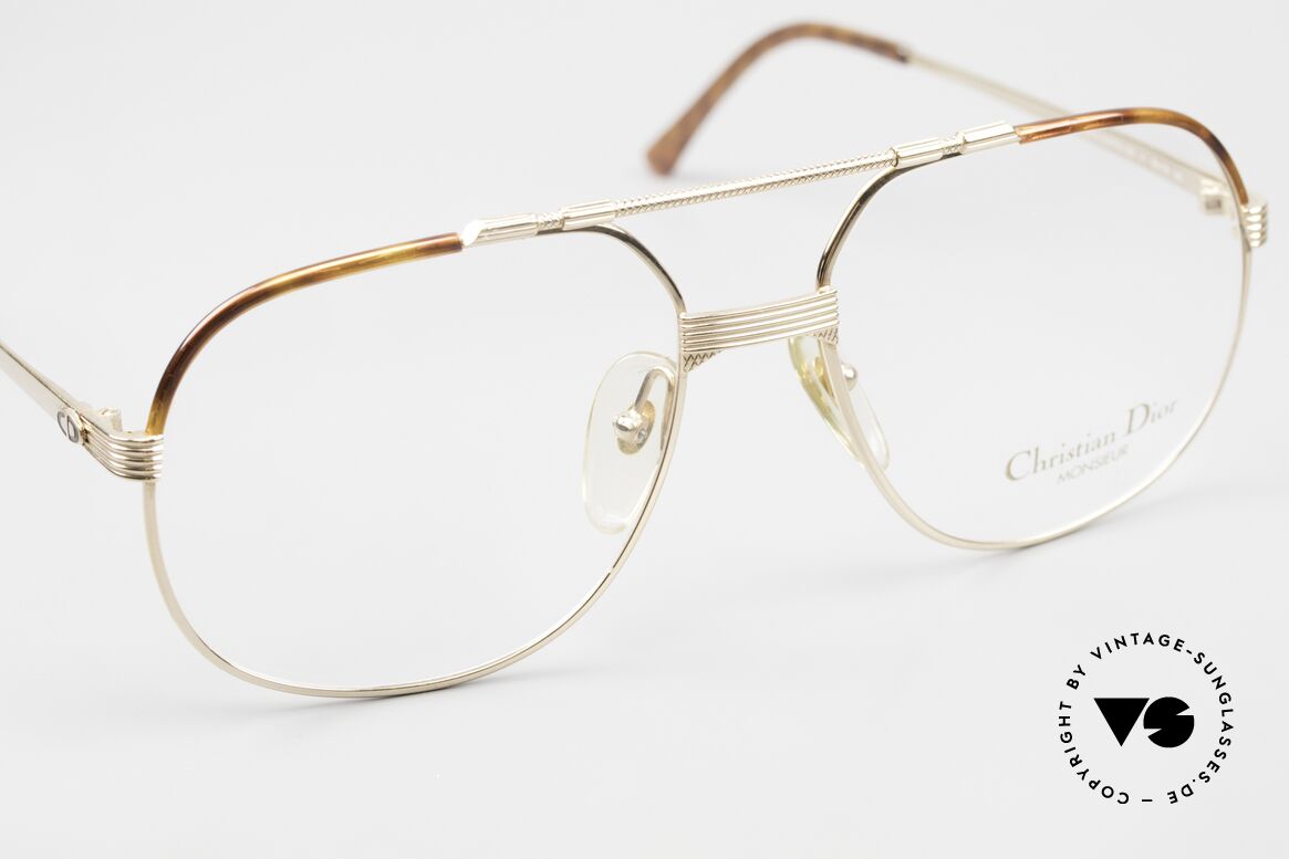 Christian Dior 2487 80's Gold-Plated Monsieur Series, new old stock (like all our rare luxury C. Dior eyewear), Made for Men