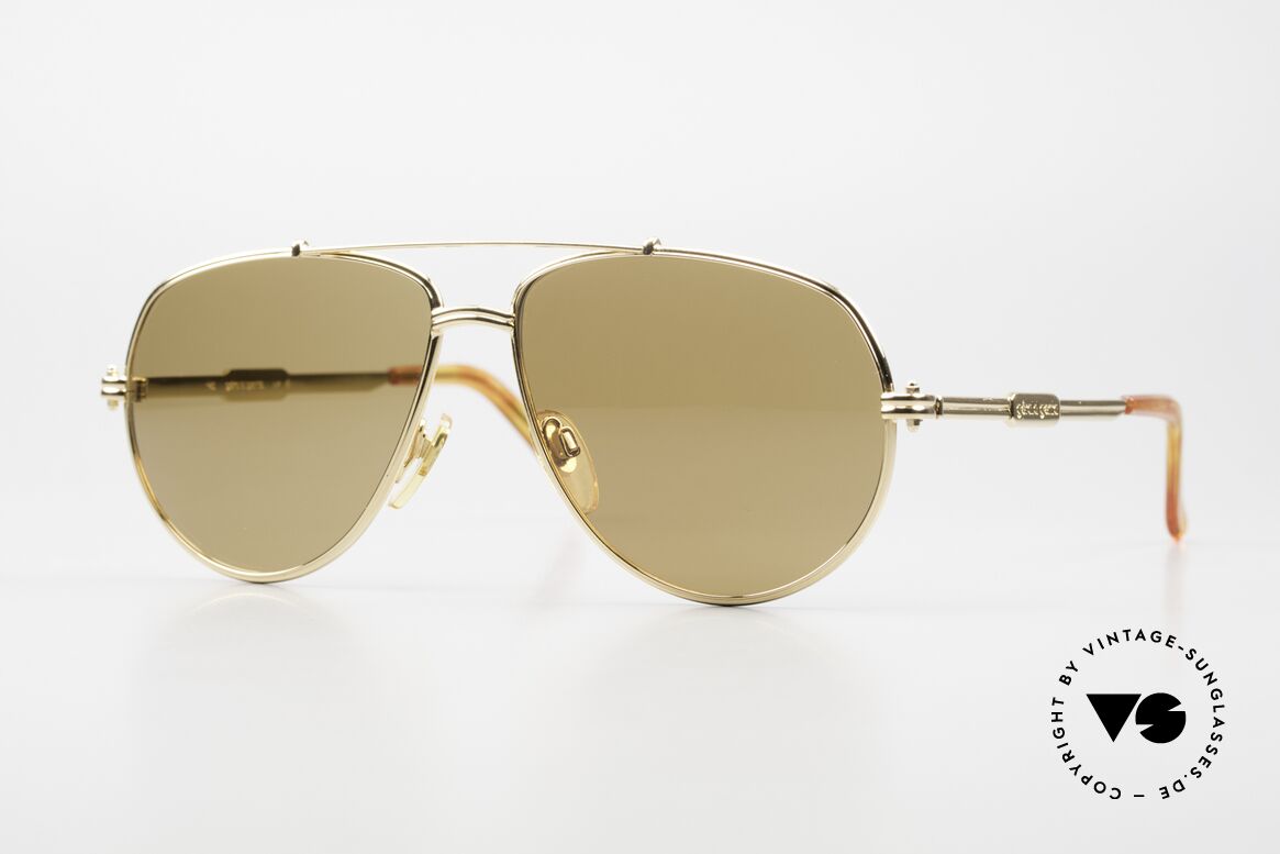 Gerald Genta New Classic 08 Mineral Sun Lenses 24ct GP, GÉRALD GENTA = famous for extraordinary watches!, Made for Men