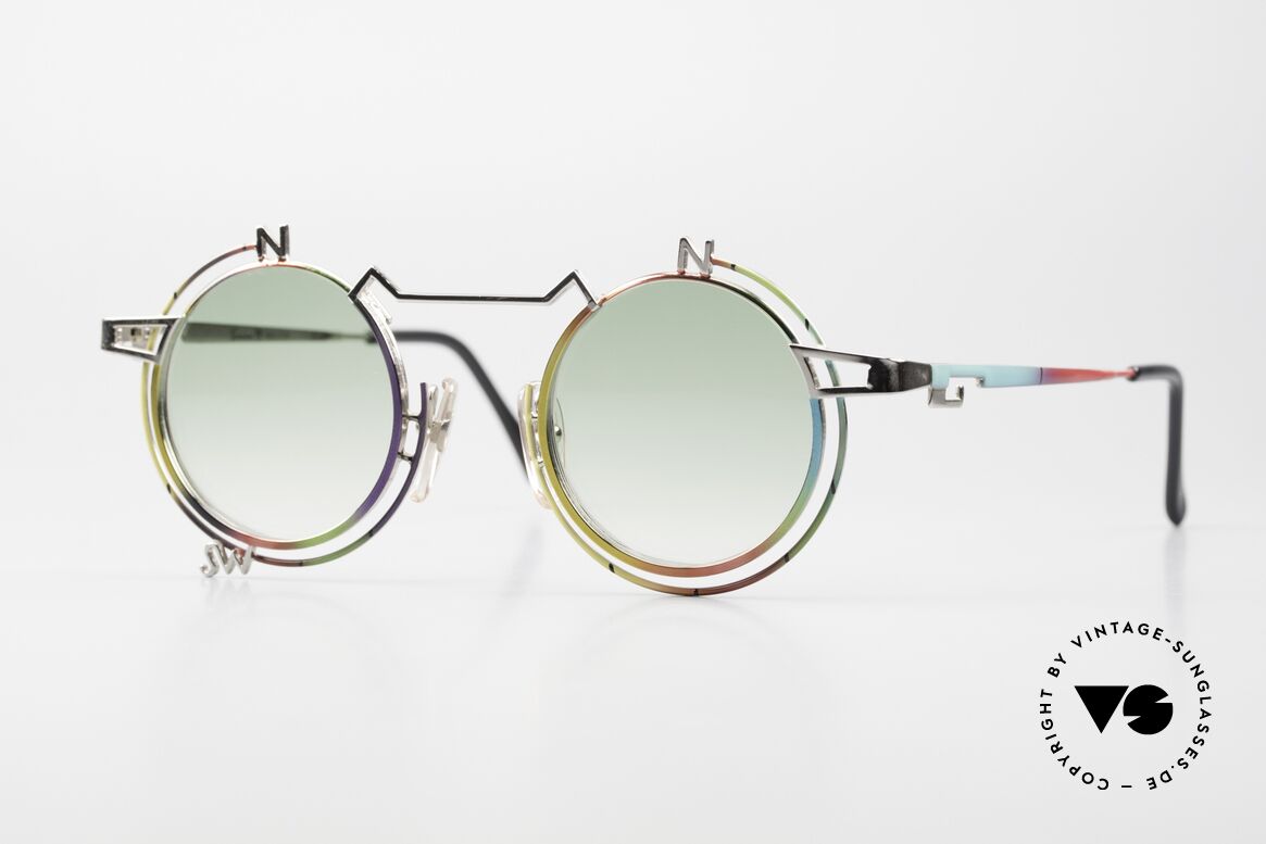 Casanova SC6 Orientation Cardinal Point, vintage 'art glasses' by Casanova from the mid. 1980's, Made for Men and Women