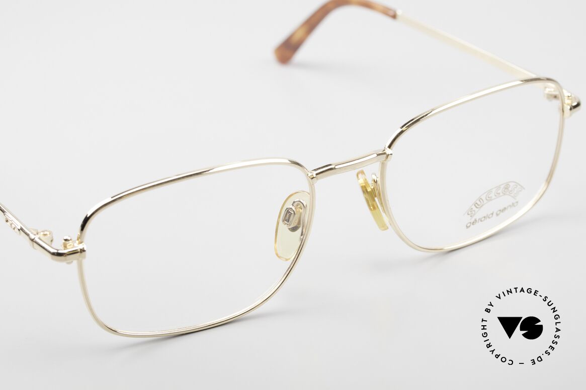 Gerald Genta Success 01 Vintage Frame Gold Plated, unworn, one of a kind with serial number, size 55-19, Made for Men
