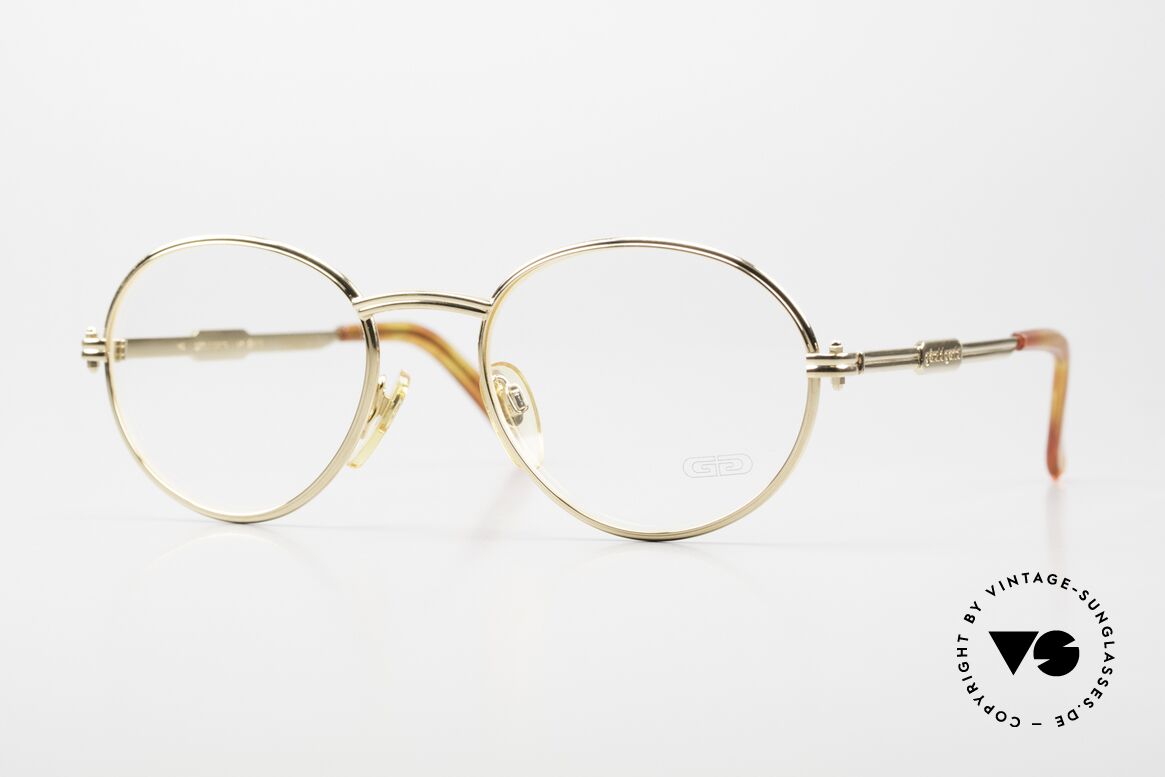 Gerald Genta New Classic 02 24ct Frame Made For Eternity, genuine OVAL vintage glasses in tangible top quality, Made for Men and Women