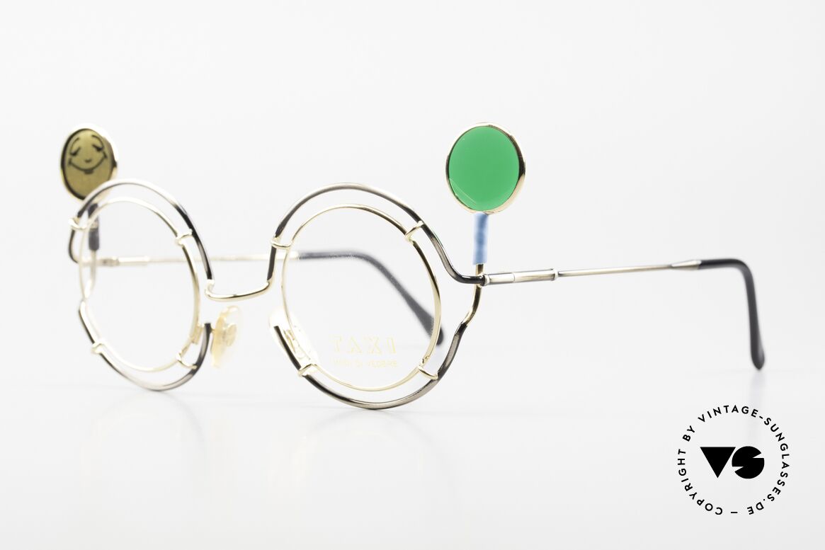 Taxi ST7 by Casanova Mood Eyeglasses Smiley, "red" = Don't talk to me! "green" = You can talk to me., Made for Men and Women