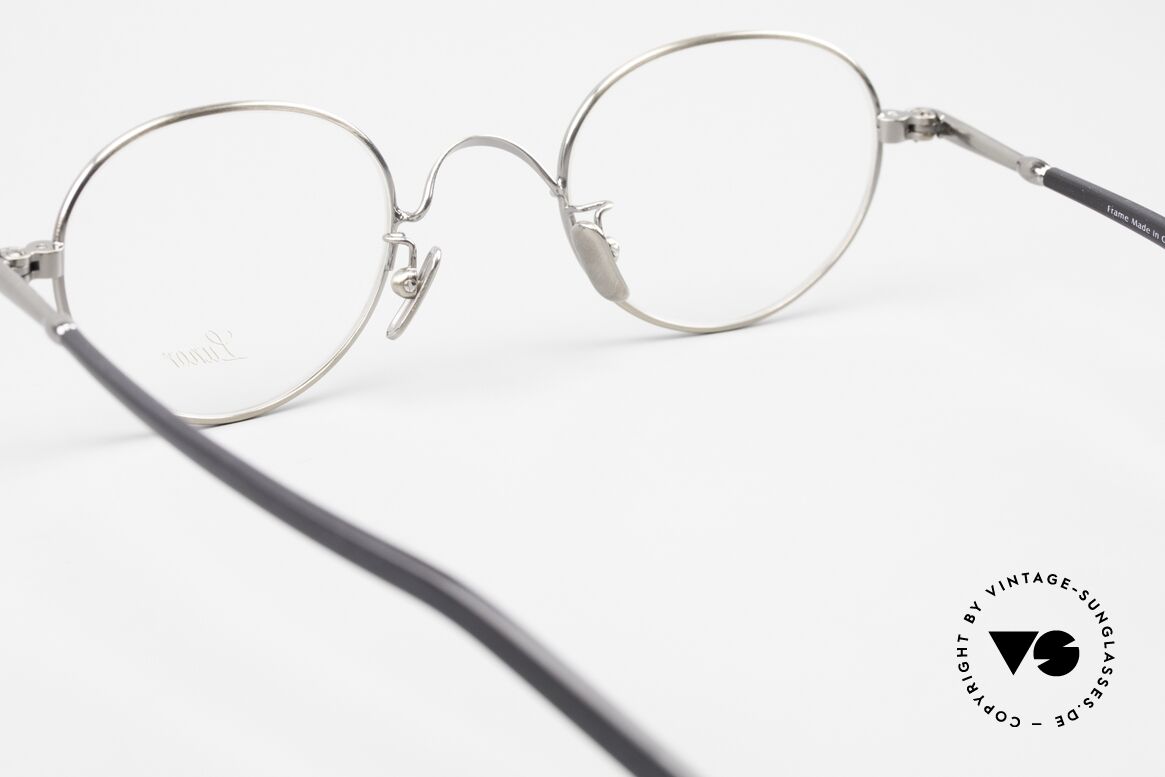 Lunor VA 108 Round Glasses Antique Silver, Size: medium, Made for Men and Women