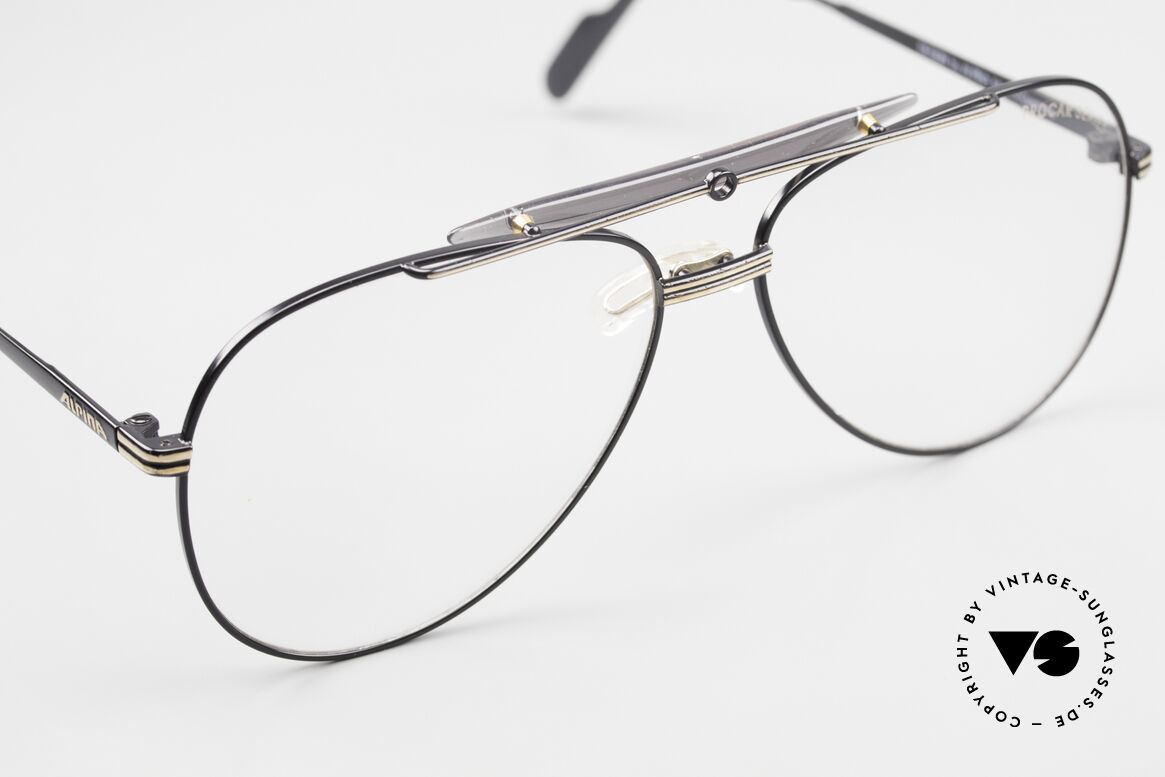 Alpina PCF 250 Sporty 90's Aviator Glasses, NO RETRO specs, but an app. 30 years old rarity, Made for Men