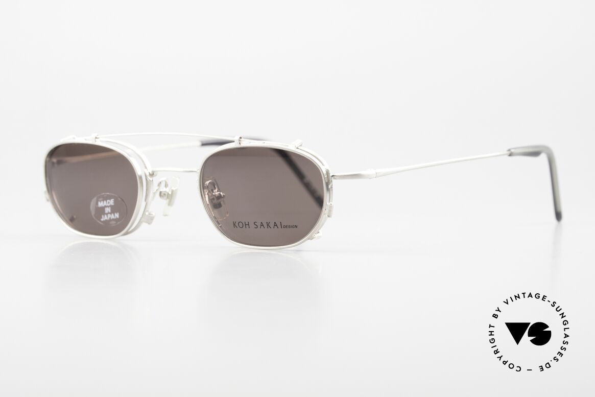 Koh Sakai KS9716 90's Clip On Frame Unisex, 1997 designed in Los Angeles; produced in Sabae (Japan), Made for Men and Women