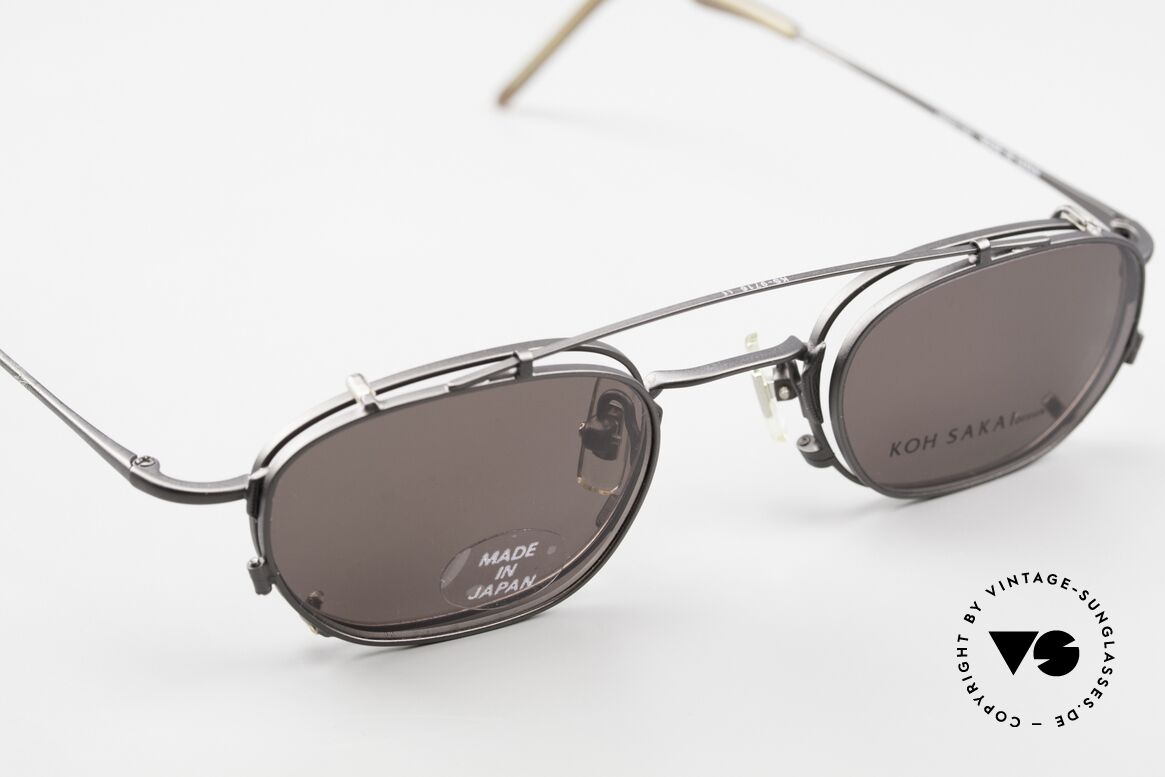 Koh Sakai KS9716 Vintage Unisex Frame 90's, unisex model KS9716; noble frame finish: dulled black, Made for Men and Women