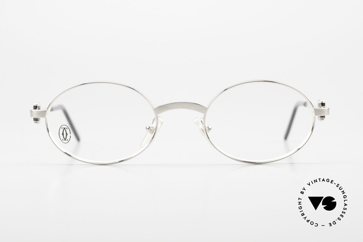 Cartier Spider 90s Specs Brushed Platinum, precious and timeless design, in SMALL size 48x20, Made for Men and Women