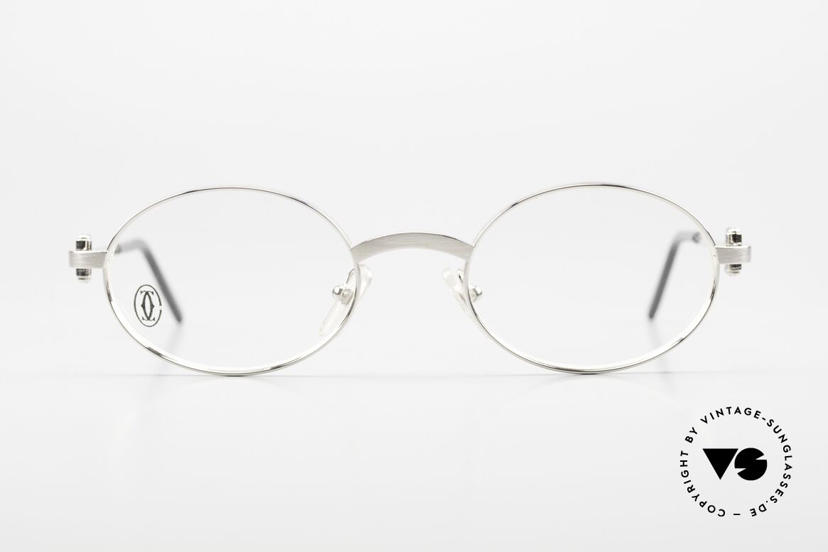 Cartier Spider - S 90s Specs Brushed Platinum, precious and timeless design, in SMALL size 48x20, Made for Men and Women