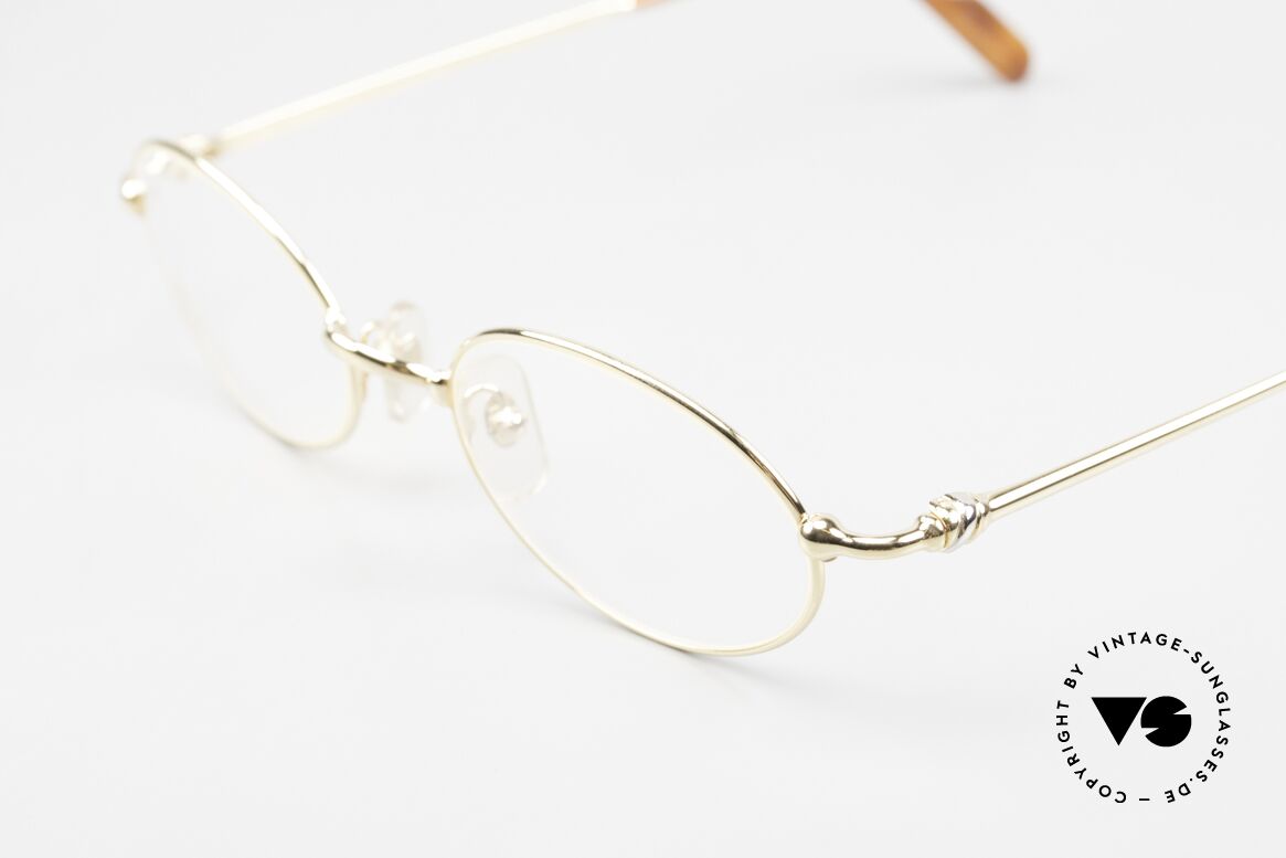 Cartier Filao Oval Frame 90s Gold Plated, unworn luxury frame with original box and packing, Made for Men and Women