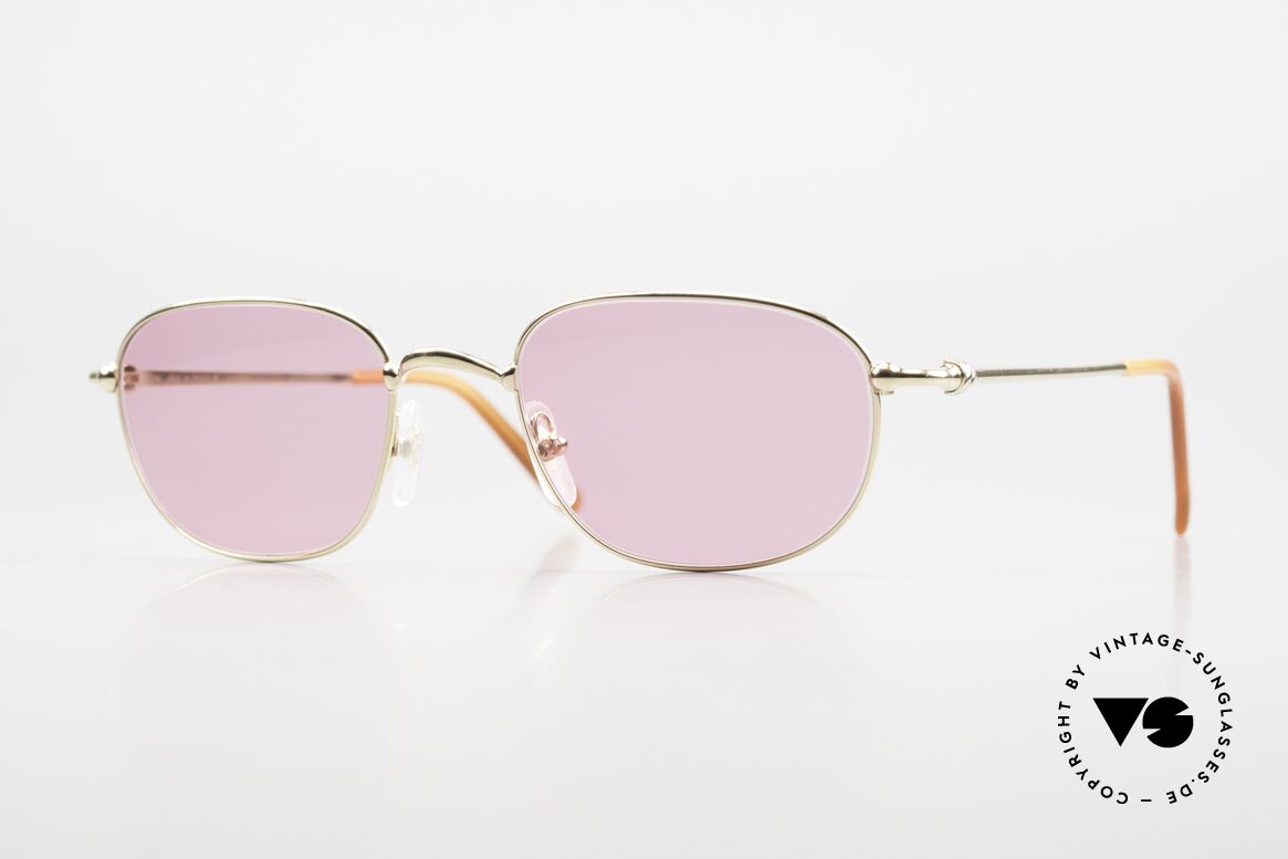 Cartier Vega Vesta See the world thru pink glasses, Cartier square sunglasses in size 53/21, 135mm, Made for Men and Women