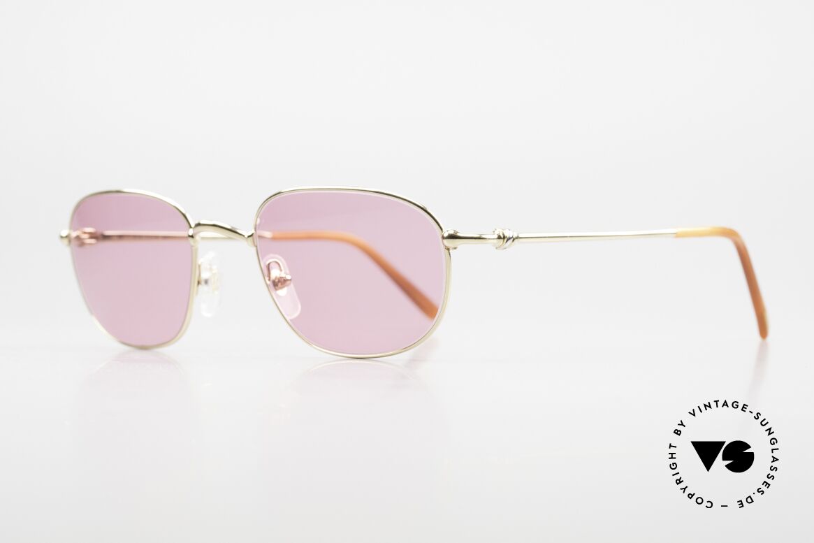 Cartier Vega Vesta See the world thru pink glasses, catalogue designation both "VEGA" and "VESTA", Made for Men and Women