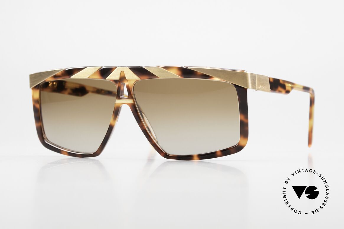 Alpina G81 24ct Gold Plated Sunglasses, true vintage Alpina G81 sunglasses in size 61/09, 135, Made for Men and Women