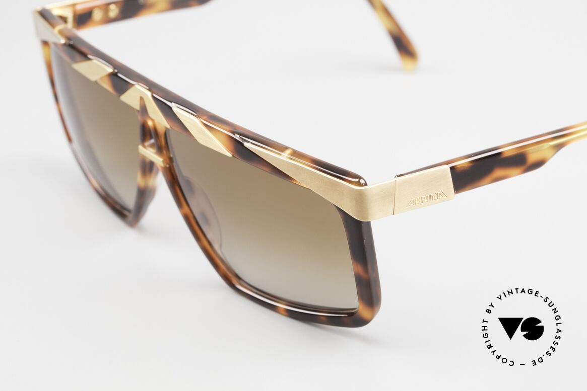 Alpina G81 24ct Gold Plated Sunglasses, rare original from the 80's (handmade in W.Germany), Made for Men and Women