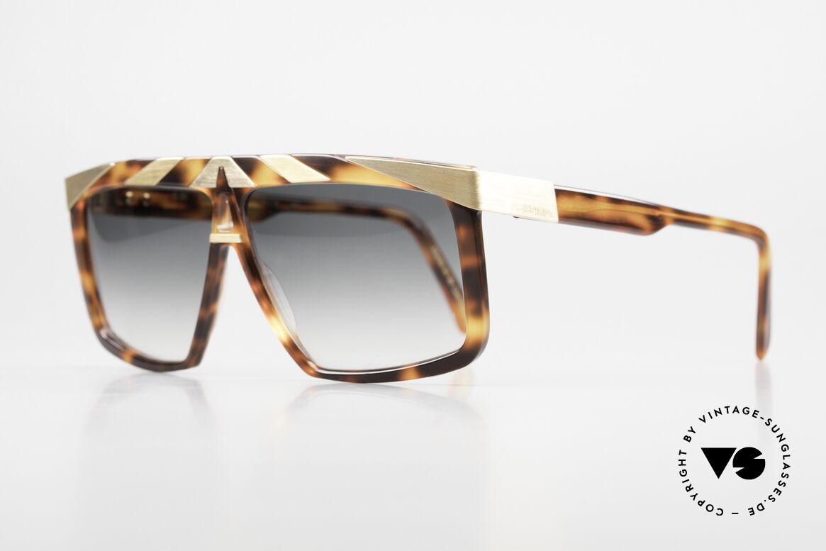 Alpina G81 24ct Gold Plated Frame 80s, conspicuous frame design with ornamenting details, Made for Men and Women