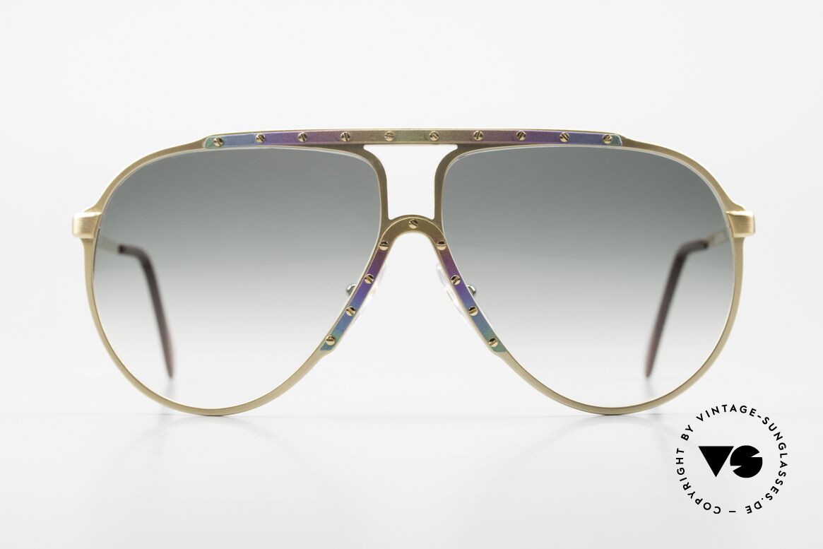 Alpina M1 Limited 80's Titanium Edition, iconic sunglasses and sought-after collector's item!, Made for Men and Women