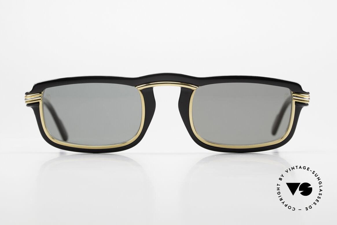 Cartier Vertigo Rare Luxury Sunglasses 90's, ultra rare CARTIER vintage sunglasses in M size 52°24, Made for Men and Women