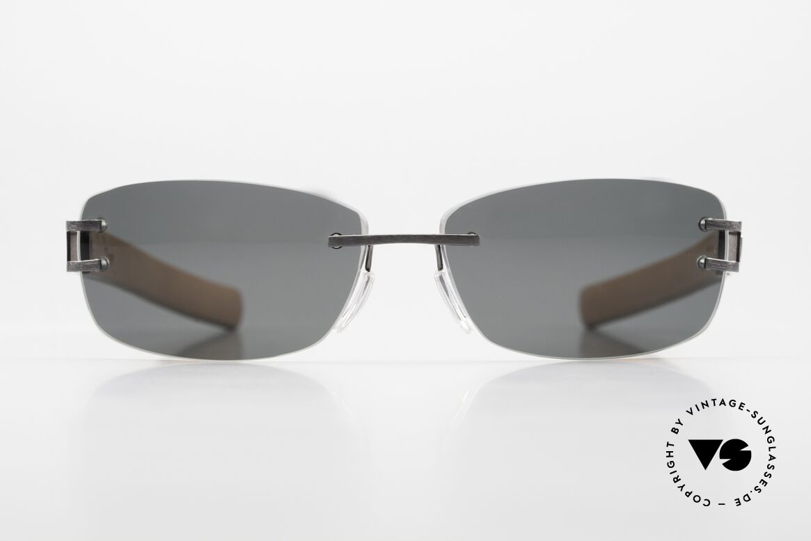 Tag Heuer L-Type 0115 Rimless Luxury Sunglasses, Tag Heuer L-Type sunglasses, TIC 18181, color 002, Made for Men and Women