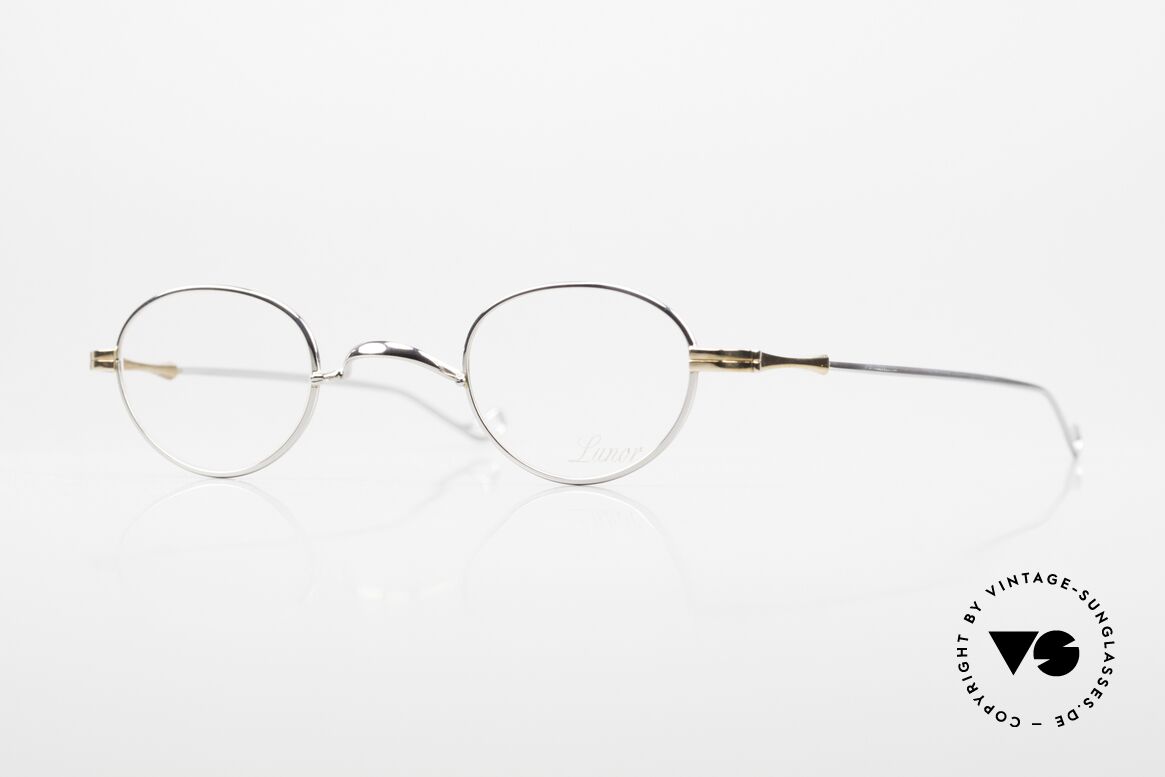 Lunor II 03 XS Unisex Frame Bicolor, extra SMALL vintage eyeglasses of the Lunor II Series, Made for Men and Women
