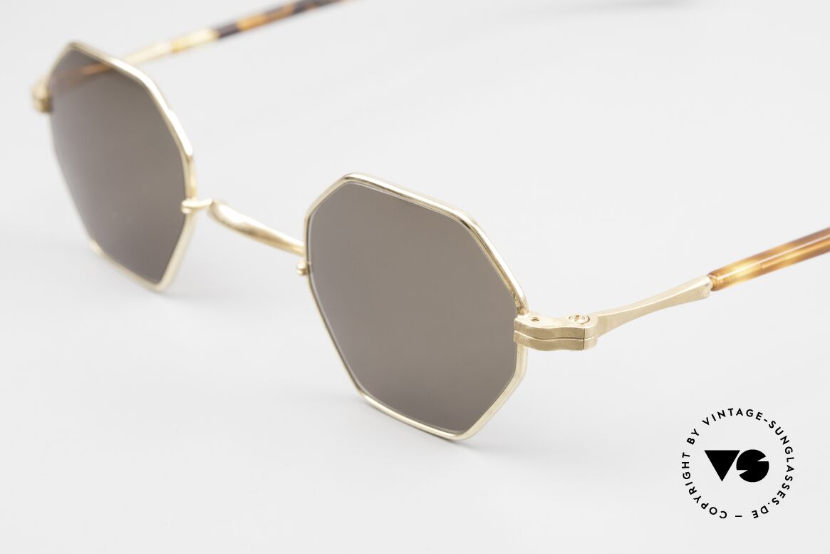 Lunor II A 11 Extraordinary Lens Shape, unisex model (for ladies & gents) with brown sun lenses, Made for Men and Women