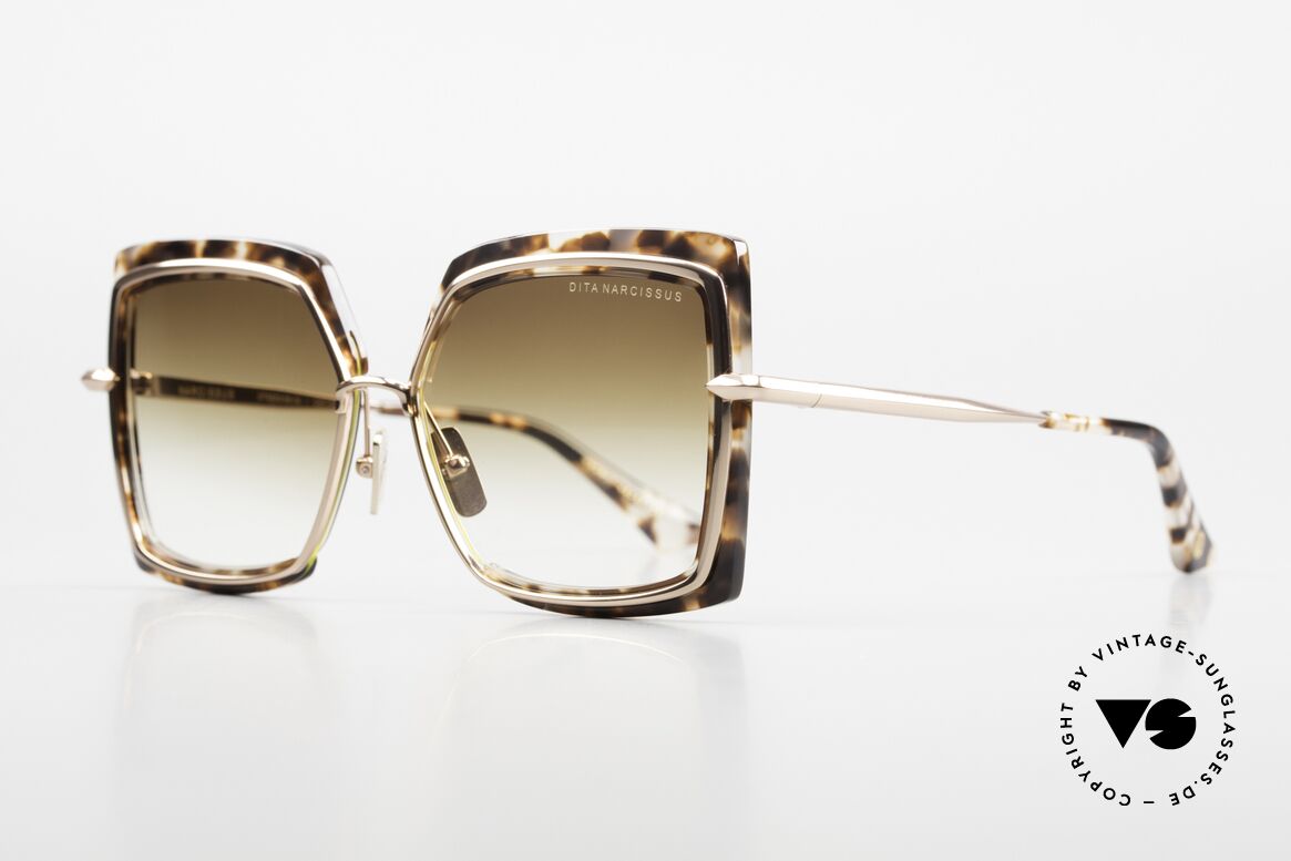 DITA Narcissus Women's Sunglasses Square, a real eye-catcher and a brilliant fashion accessory, Made for Women