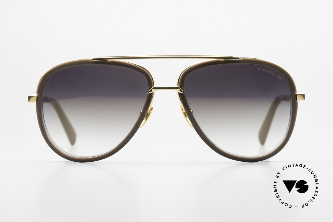 DITA Mach Two Aviator Men's Shades Pilot, men's sunglasses; titanium and acetate combination, Made for Men