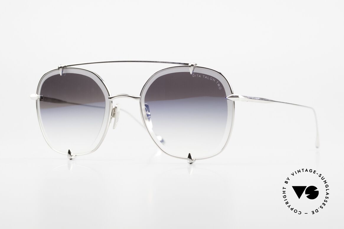 DITA Talon Two Luxury Unisex Shades, DITA Talon Two sunglasses, 23009-A-SLV-54, Made for Men and Women