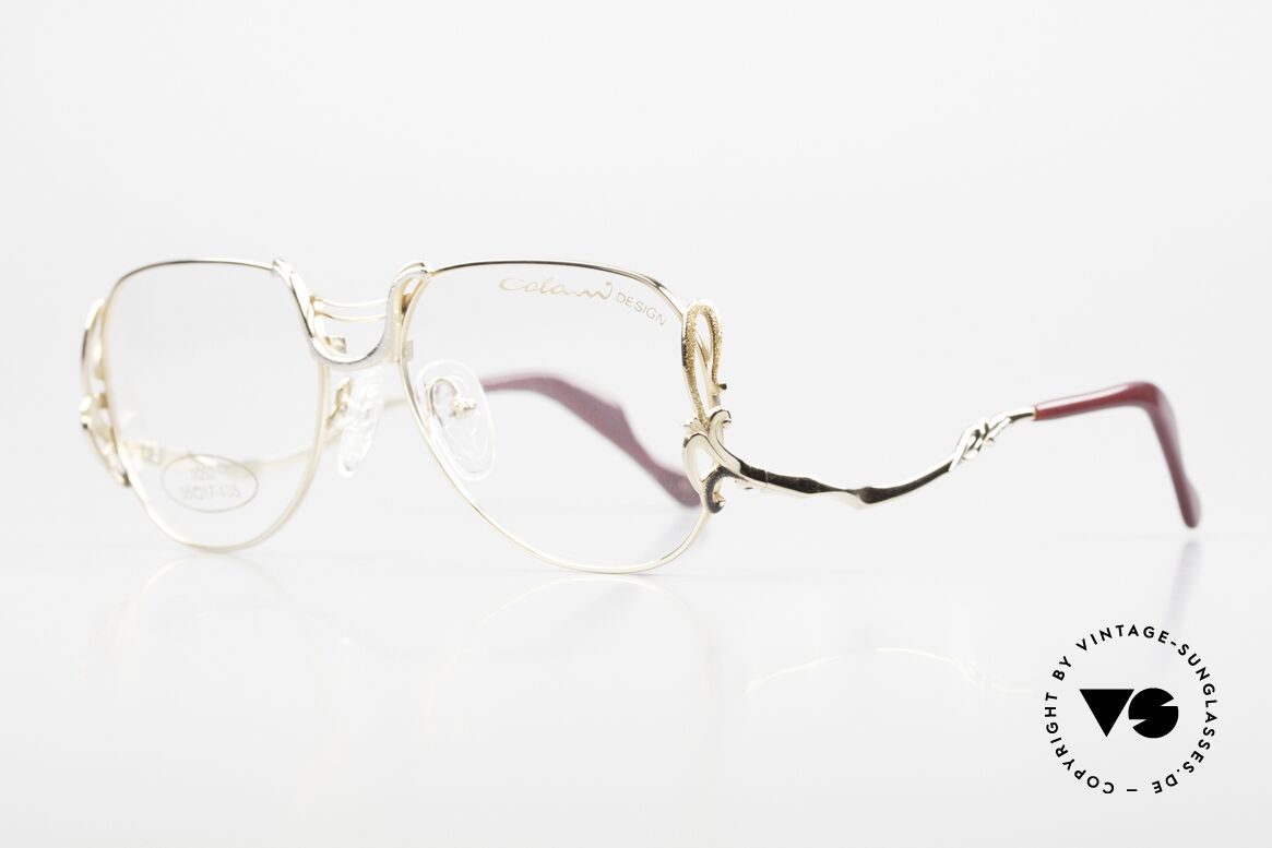 Colani 1052 80s Glasses With Glitter Effect, with unique glitter effect on the bridge & temples, Made for Women
