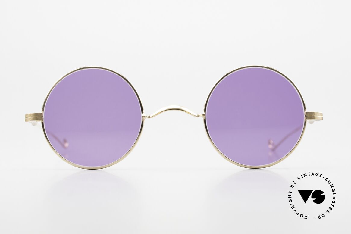 Lunor II 23 Limited Edition Matt Gold, full rim metal frame with noble "dulled gold" finish, Made for Men and Women