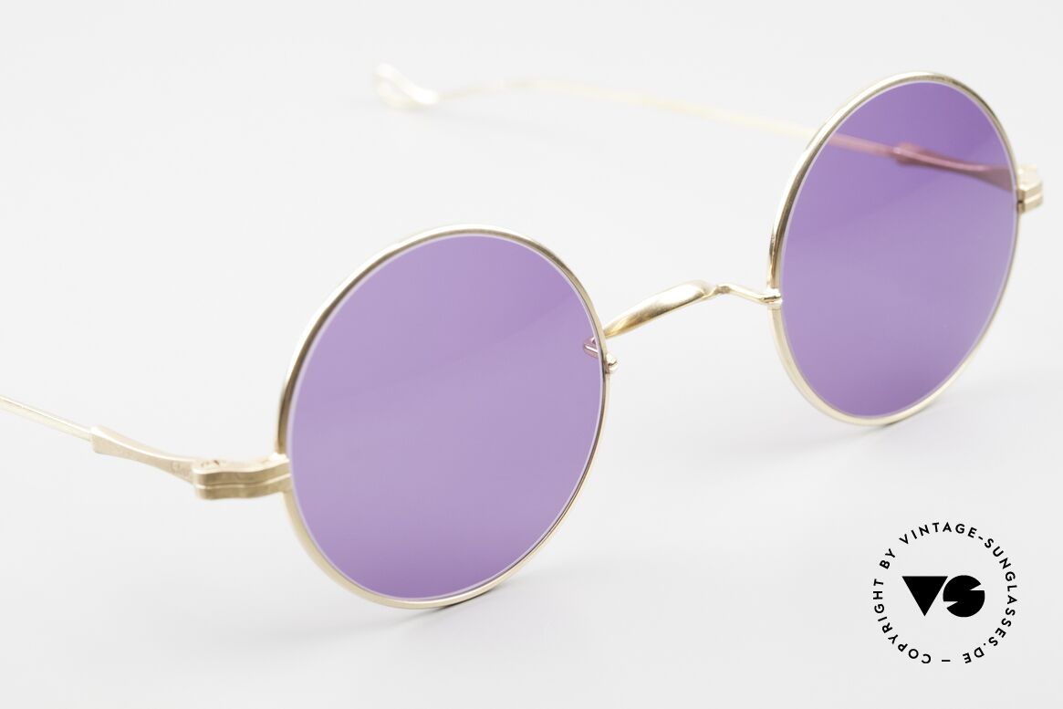 Lunor II 23 Limited Edition Matt Gold, high-end frame can be glazed with lenses of any kind, Made for Men and Women