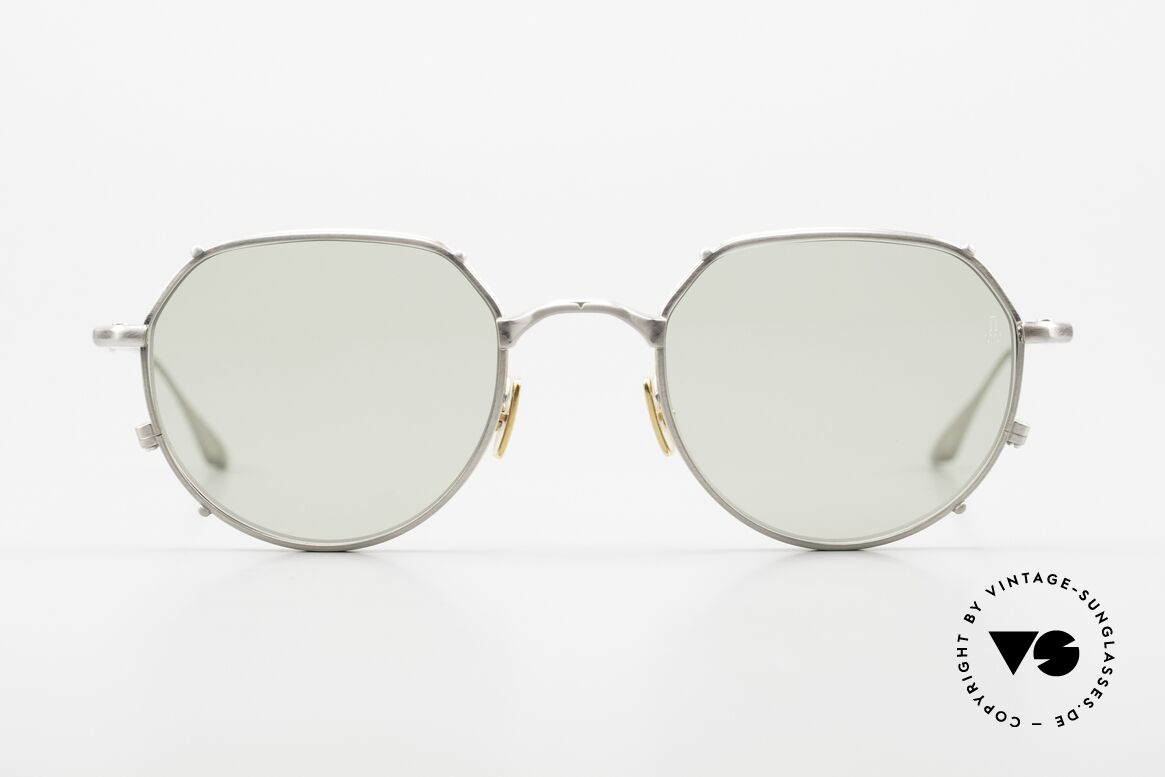 Jacques Marie Mage Hartana Luxury Shades Panto Style, strictly limited titanium sunglasses in size 48-21, Made for Men and Women