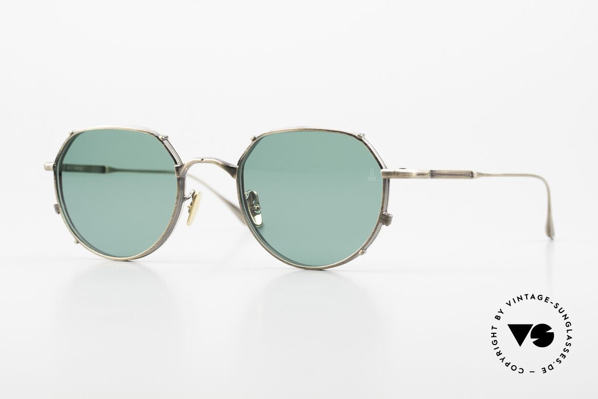 Jacques Marie Mage Hartana Unisex Shades Panto Style, Jacques Marie Mage frame, Hartana, antique metal, Made for Men and Women