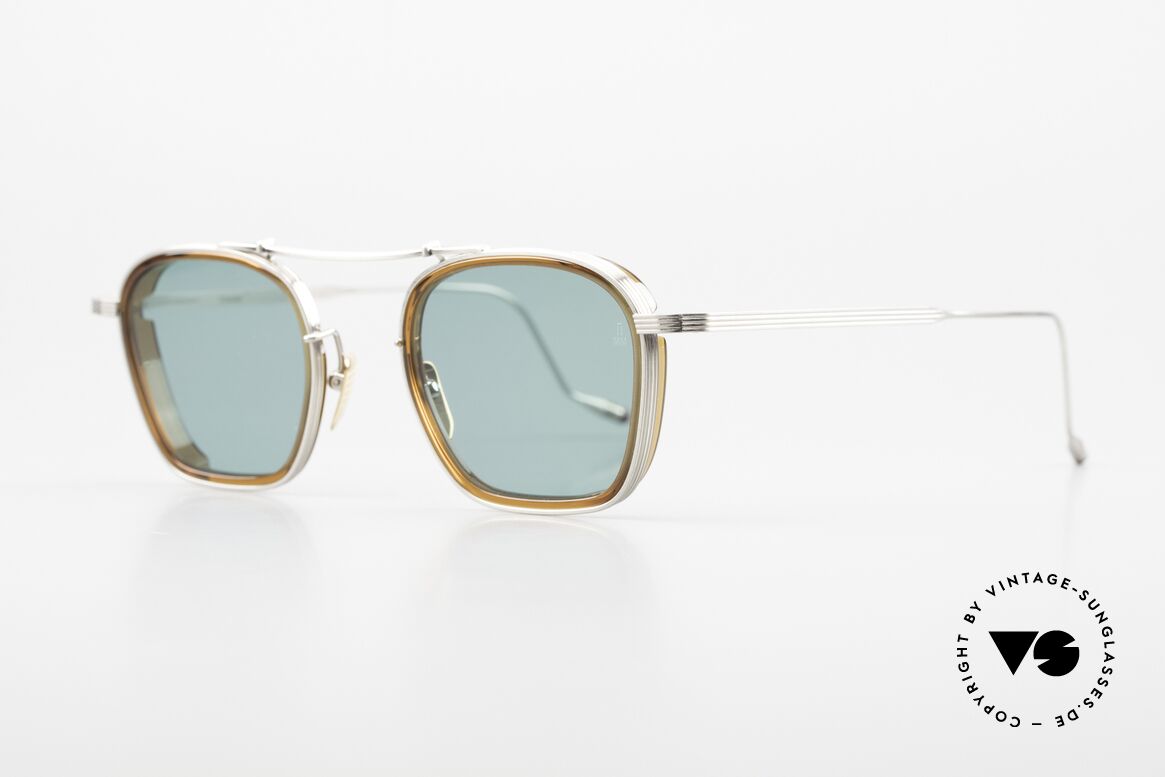 Jacques Marie Mage Baudelaire Homage Writer Sunglasses, Baudelaire 2, color Pegasus - Emerald, Limited 47/23, Made for Men
