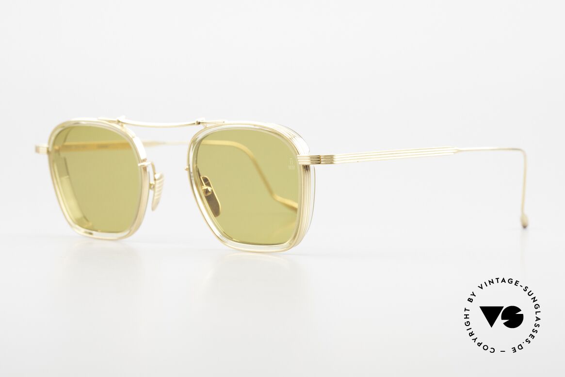 Jacques Marie Mage Baudelaire Lyric Poet Titan Sunglasses, Baudelaire 2, color Montra - Olive, Limited 47/23, Made for Men