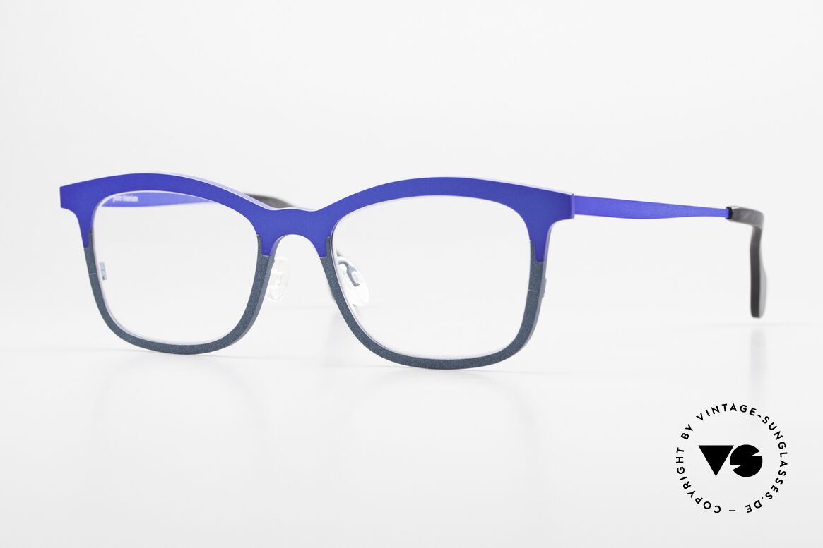 Theo Belgium Mille 55 Pure Titanium Frame Bicolor, unisex designer eyeglass-frame; Theo Belgium, Made for Men and Women