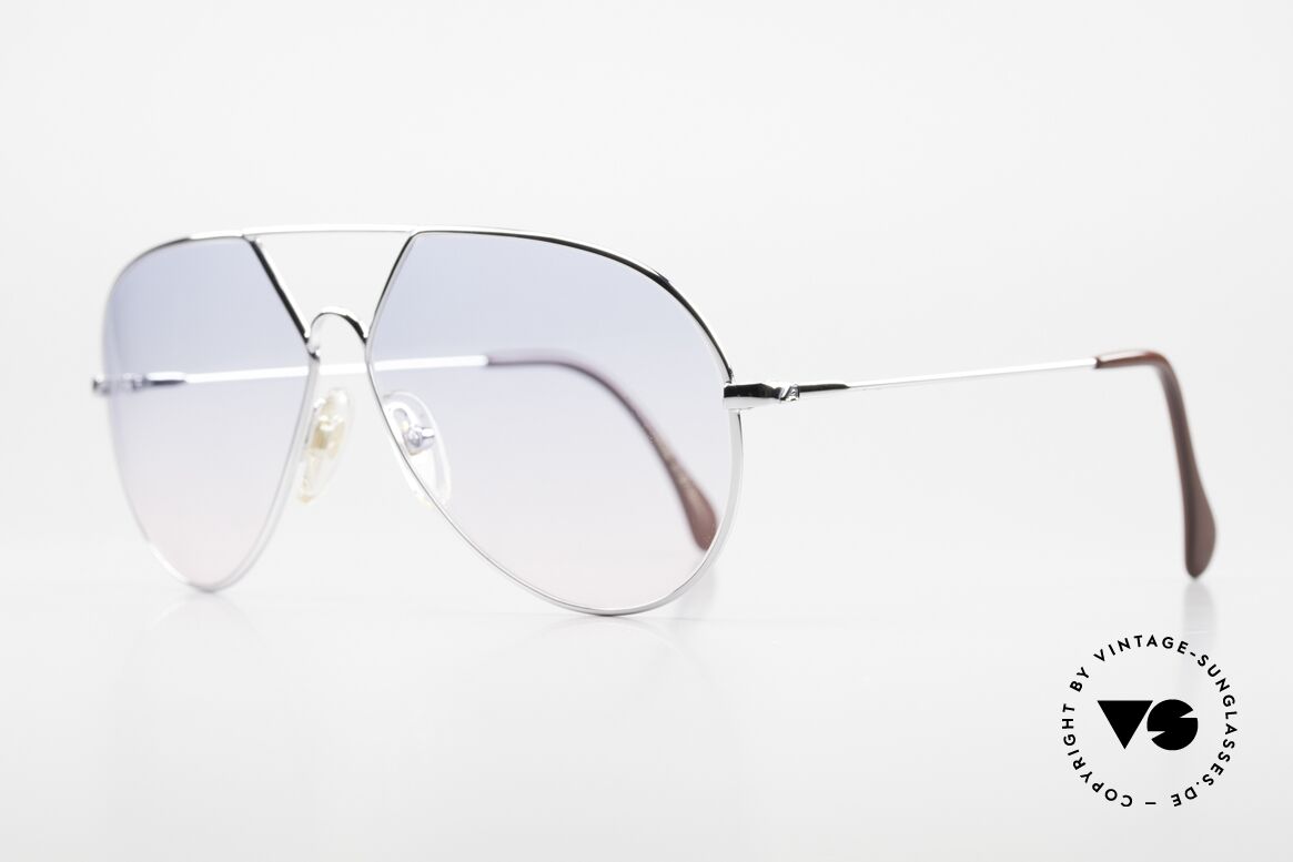 Alpina TR3 Blue To Pink Gradient Lenses, Original from 1986 (W. Germany); medium size 57-14, Made for Men