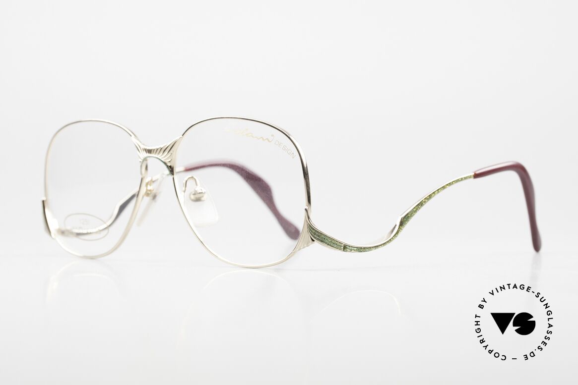 Colani 1251 Gold Green Glitter Effect, with unique glitter effect on the bridge & temples, Made for Women