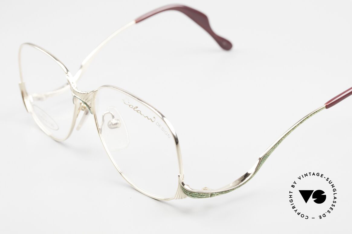 Colani 1251 Gold Green Glitter Effect, now a rarity and a great fashion accessory; vertu!, Made for Women