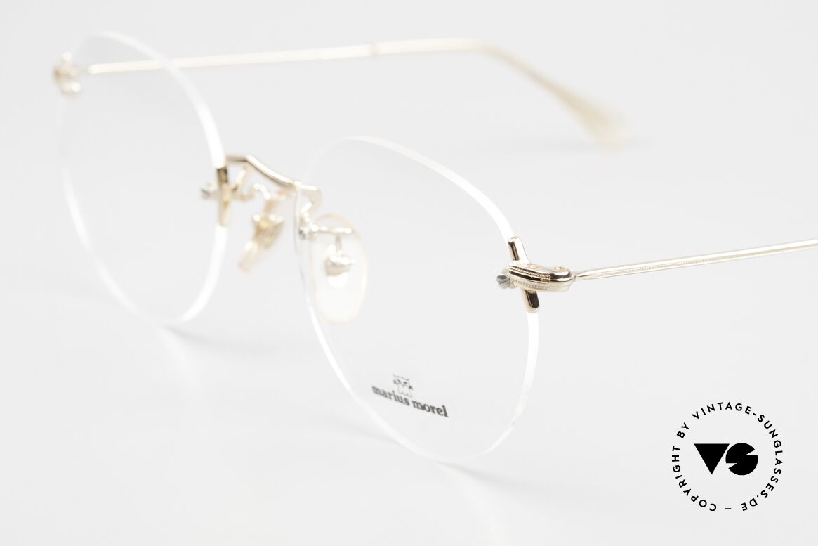 Marius Morel 8525 Rimless Vintage Eyeglasses, never worn, NOS (like all our rare 90's vintage eyeglasses), Made for Men and Women