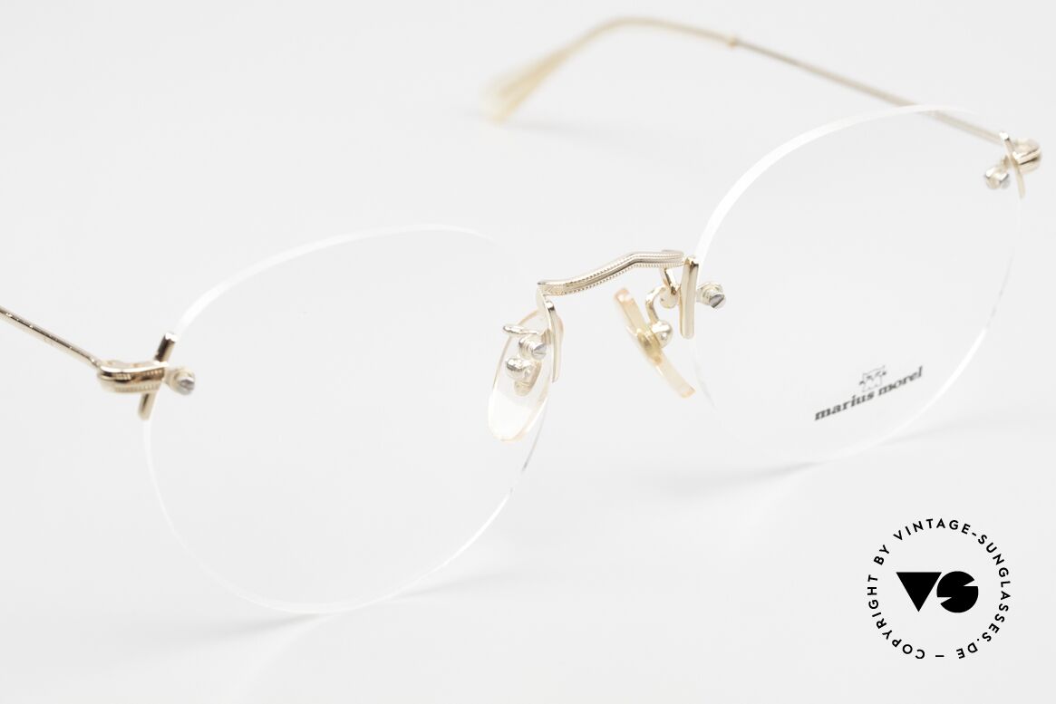 Marius Morel 8525 Rimless Vintage Eyeglasses, NO RETRO EYEWEAR, but genuine VINTAGE commodity!, Made for Men and Women