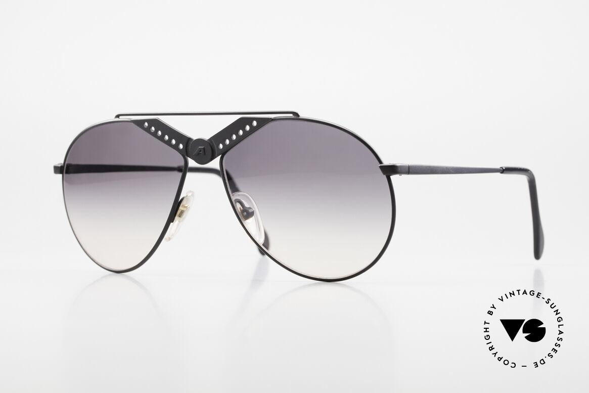 Alpina M52 80's Unique Piece Matt Black, 80's ALPINA M52 sunglasses in matt black, Made for Men