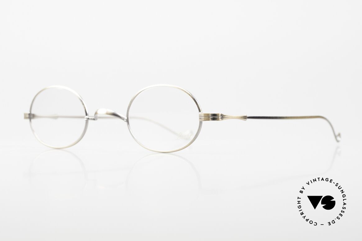 Lunor II 10 Limited Glasses Antique Gold, rather a small model (in size 43/26) for ladies and gents, Made for Men and Women