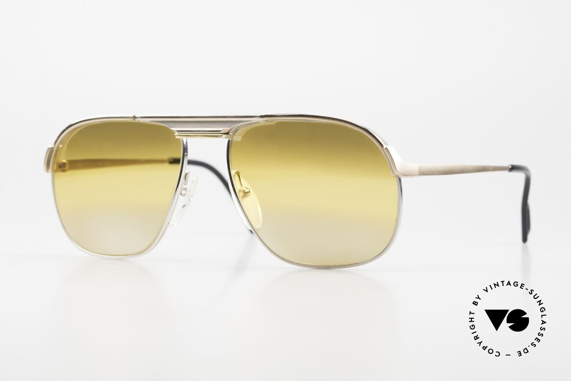 Essilor 2373 2in1 Shades Gold Gradient, impressive vintage gentlemen's sunglasses by Essilor, Made for Men