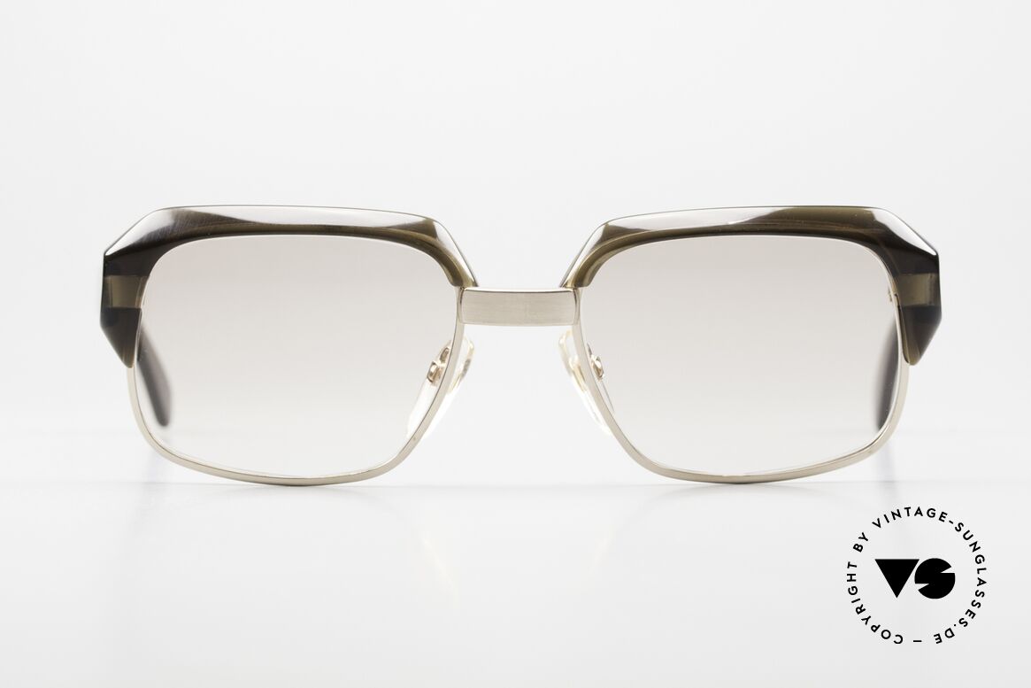 Rodenstock Bertram 1970's Combi Sunglasses, fine gold doublé in 1/20 10k proportion; precious rarity, Made for Men